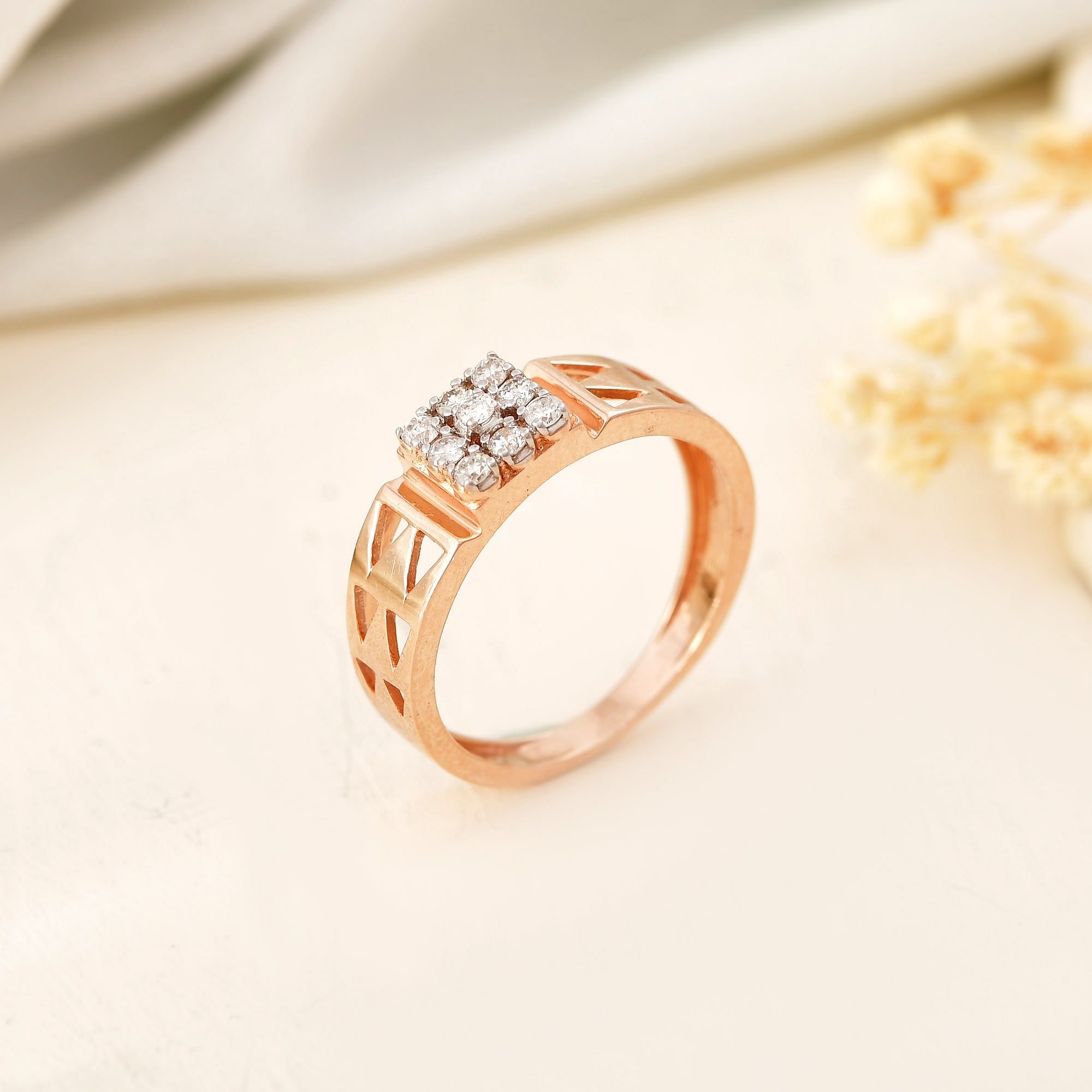 Unity Edge: Signature Diamond Engagement Ring For Men