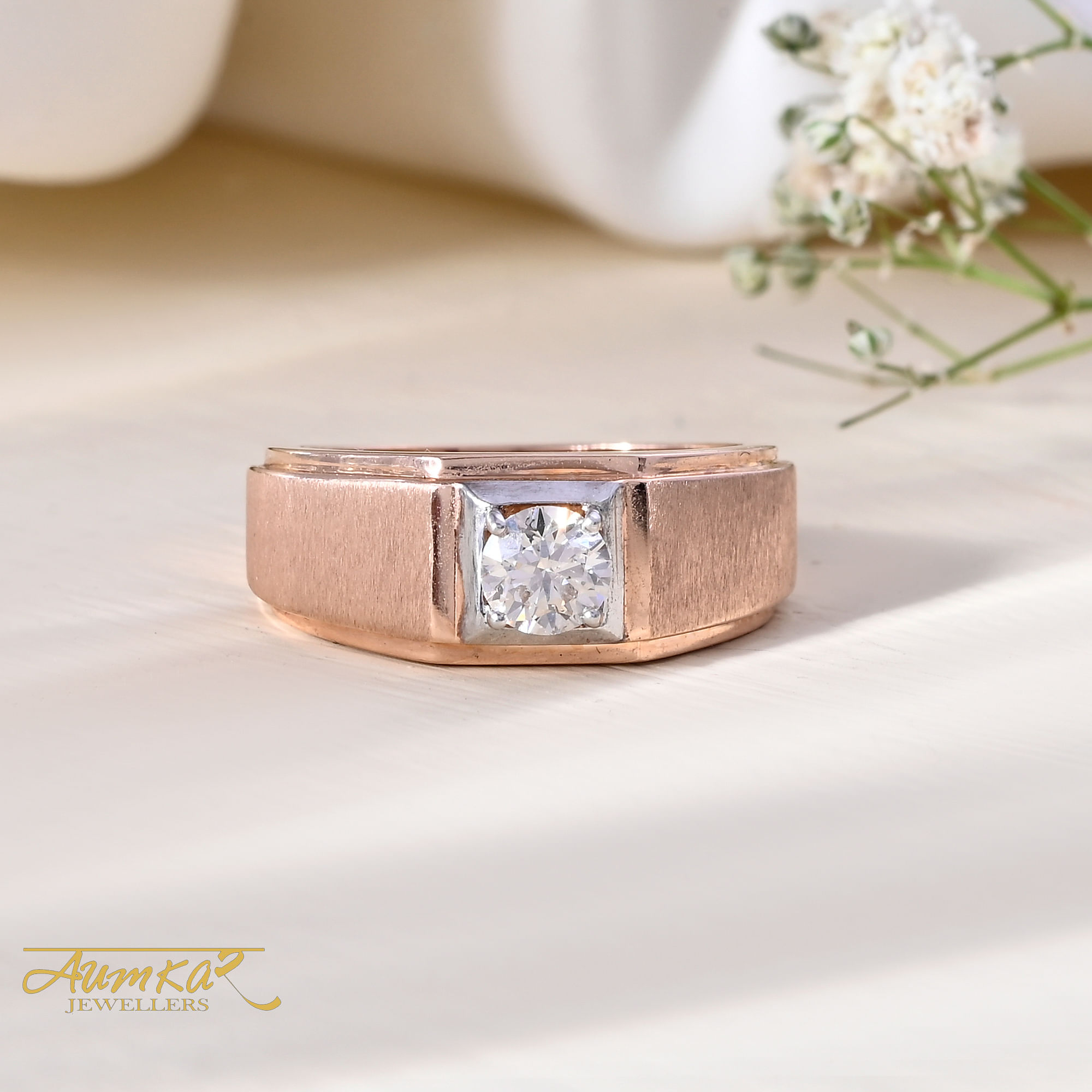 Diamond Gents Ring