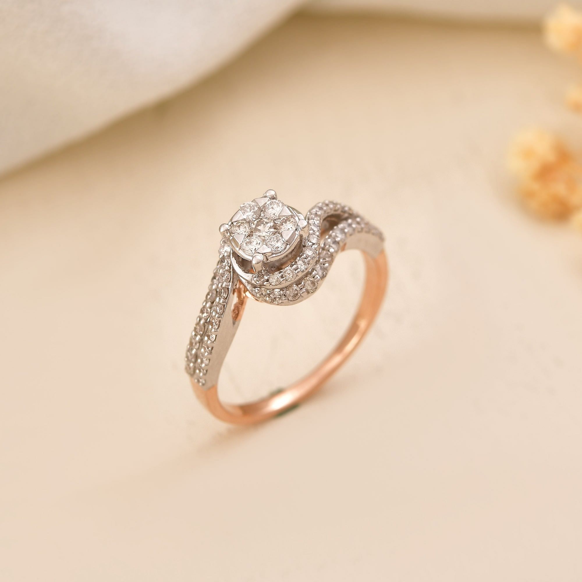 Unbreakable Bond: Pressure Set Round Diamond For Forever Love