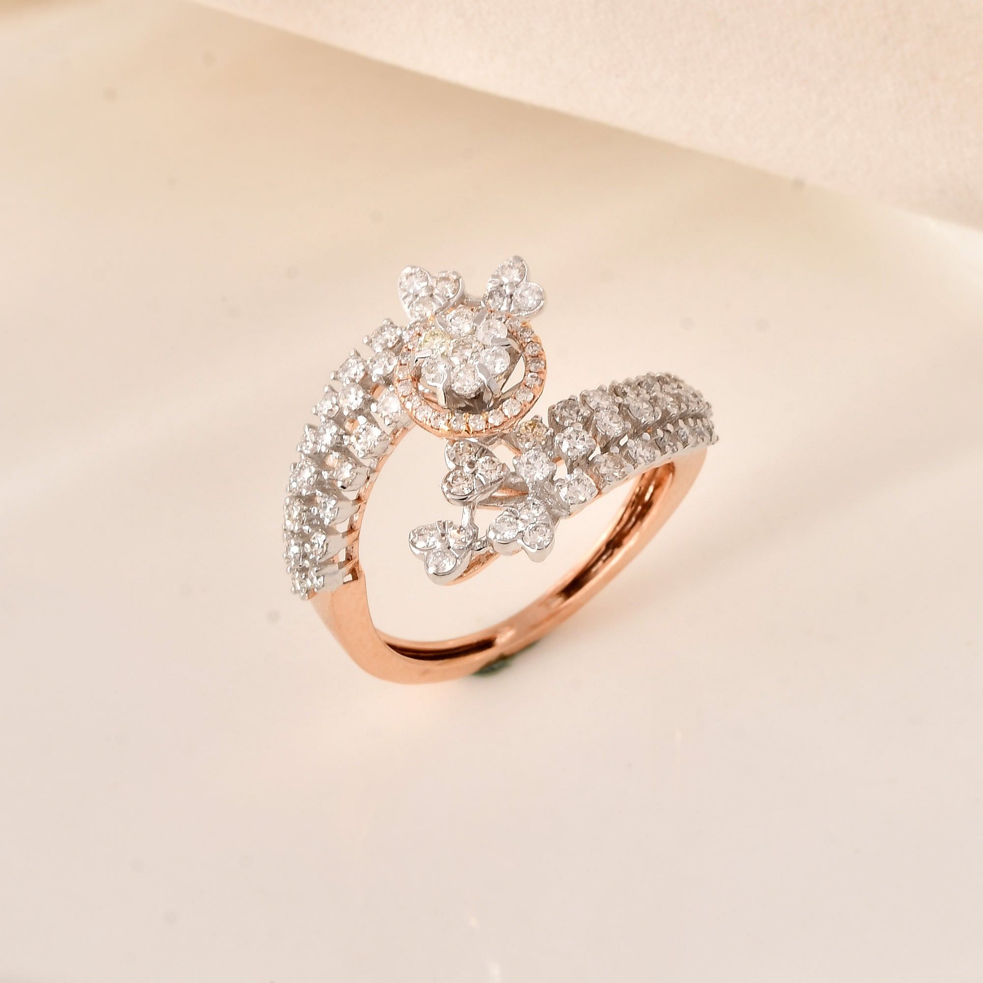 Heart Of The Realm: Crown-Inspired Diamond Ring
