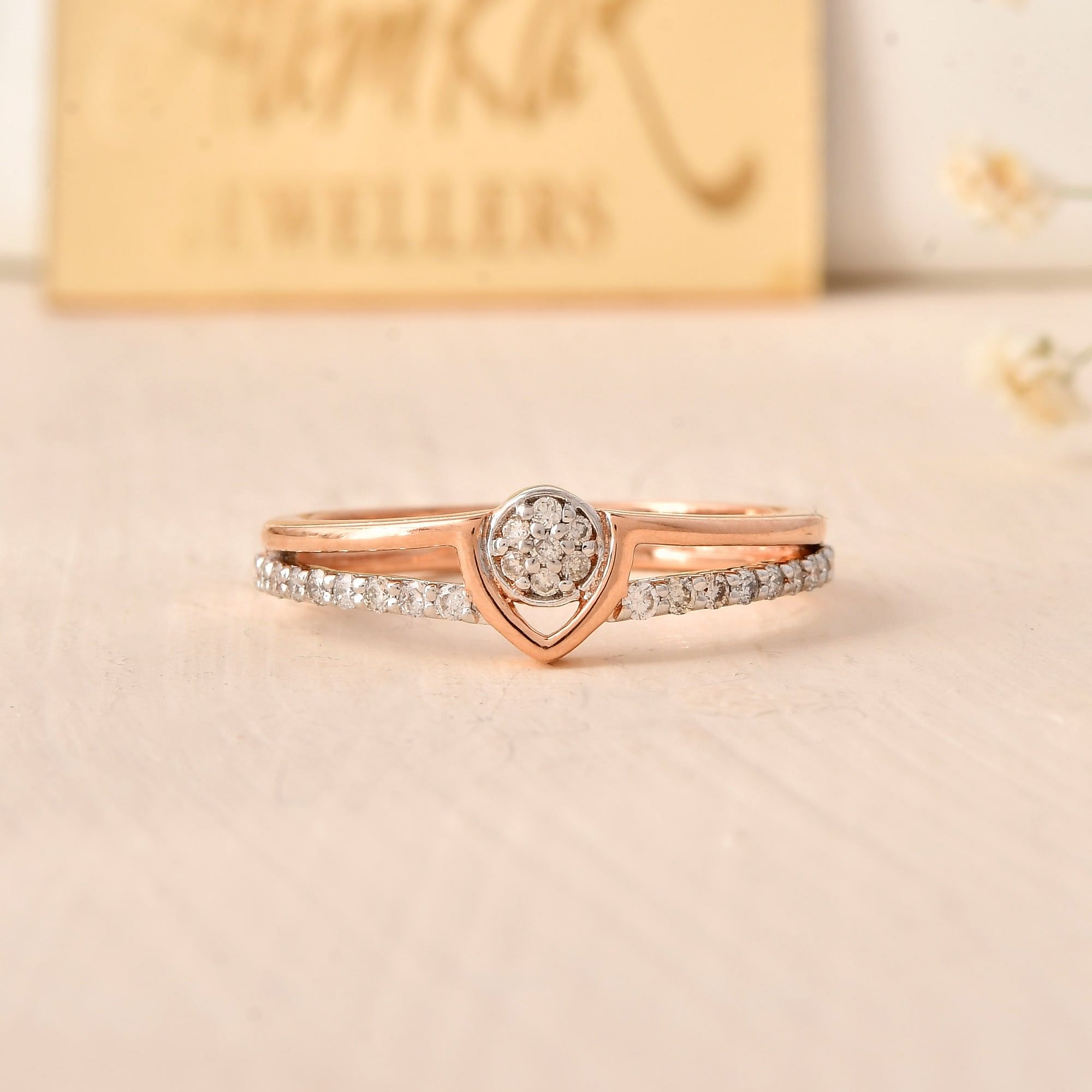 Elegant Essentials: Round Diamond Ladies Ring For Effortless Daily Glam