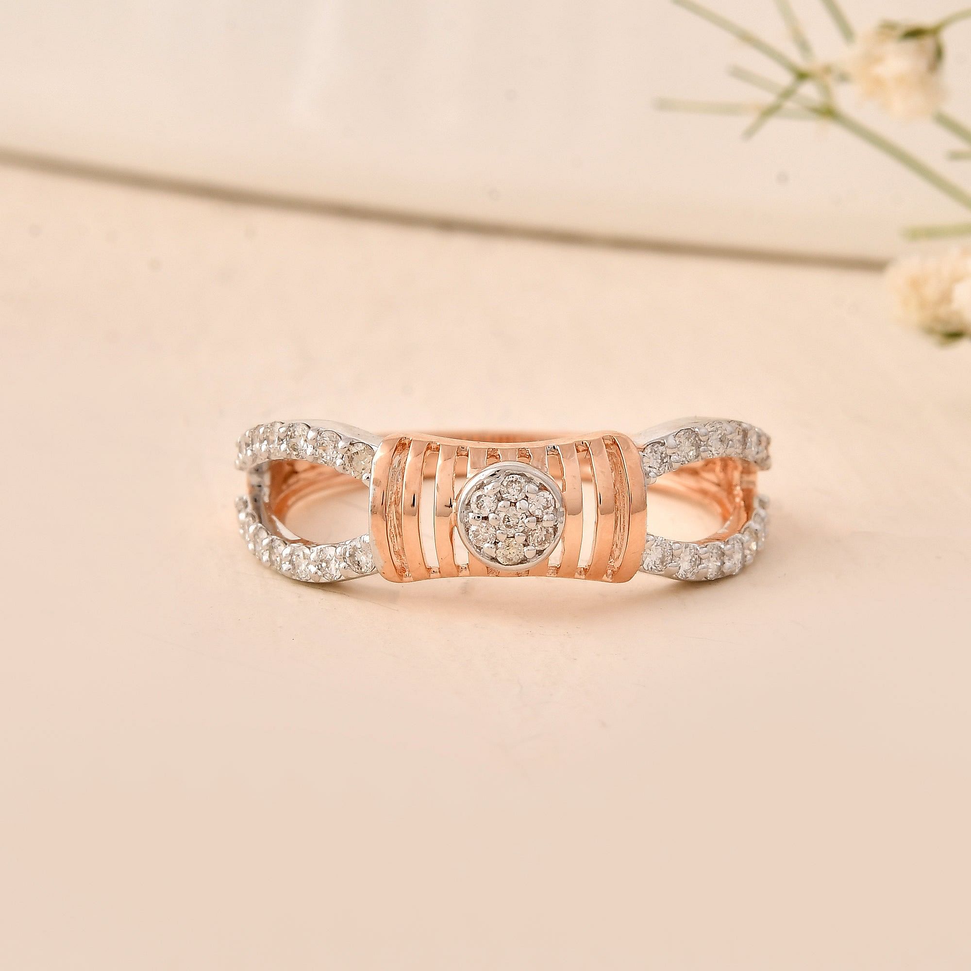 Radiant Routine: The Perfect Daily Round Diamond Ring