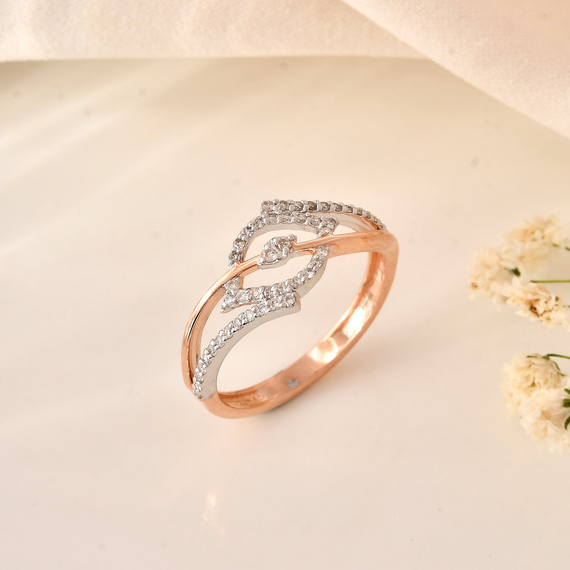 Minimaluxe: Clean, Classic, Diamond-Kissed Ring