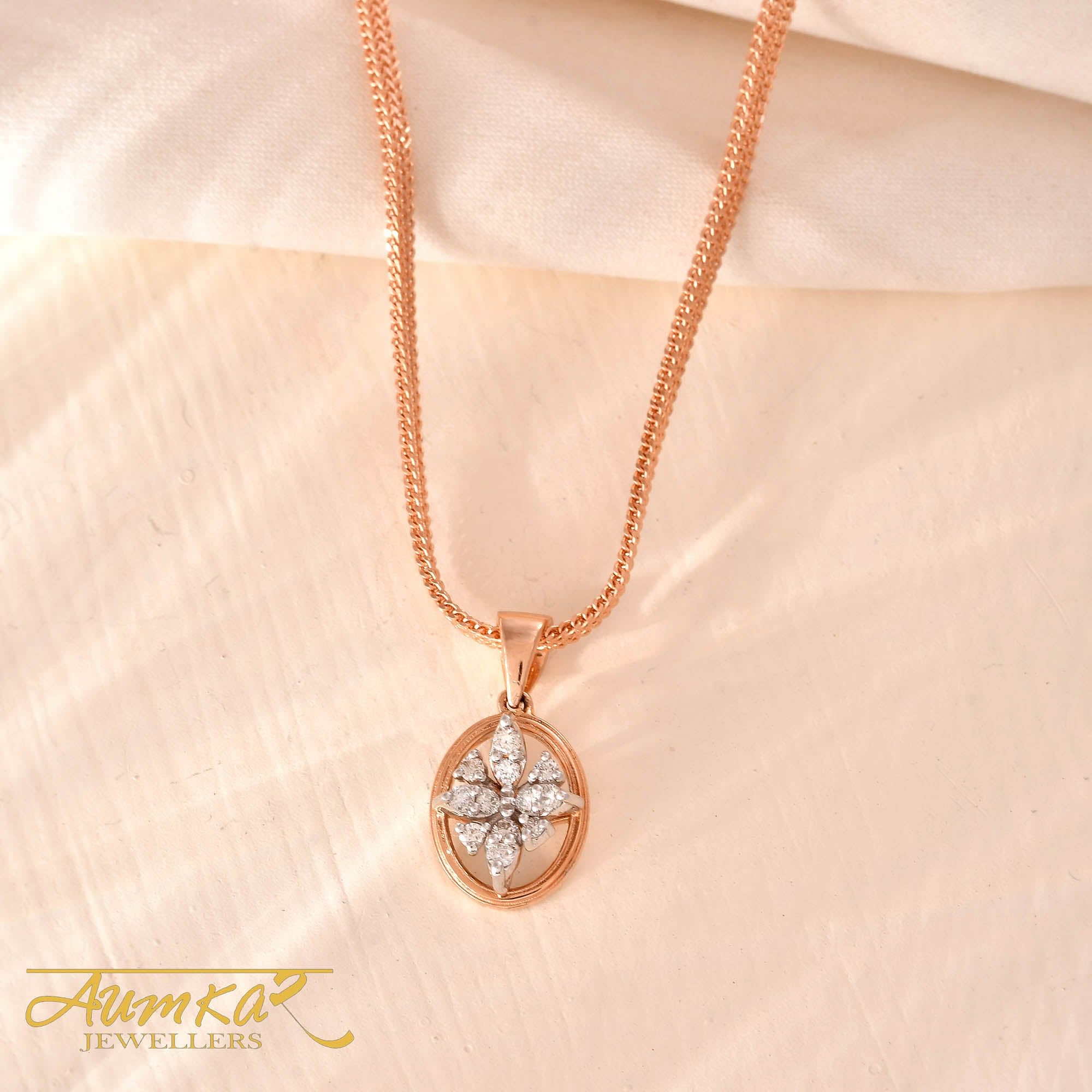 Bloom Radiance: Timeless Floral Pendant